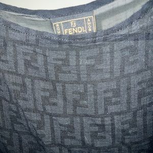 SOLD Vintage authentic Sheer Fendi monogram t shirt